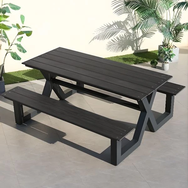 Garden table with a seat